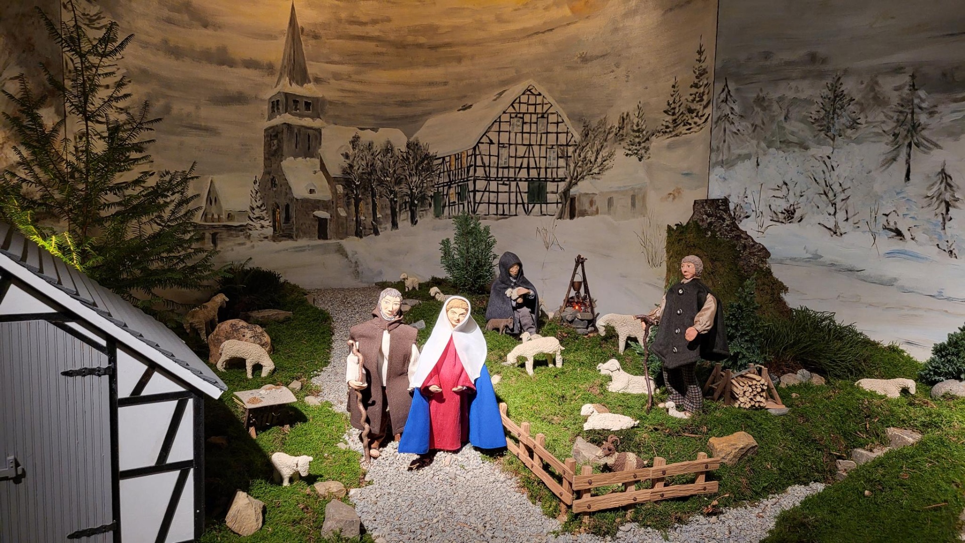 Milieukrippe 04 - Auf dem Weg