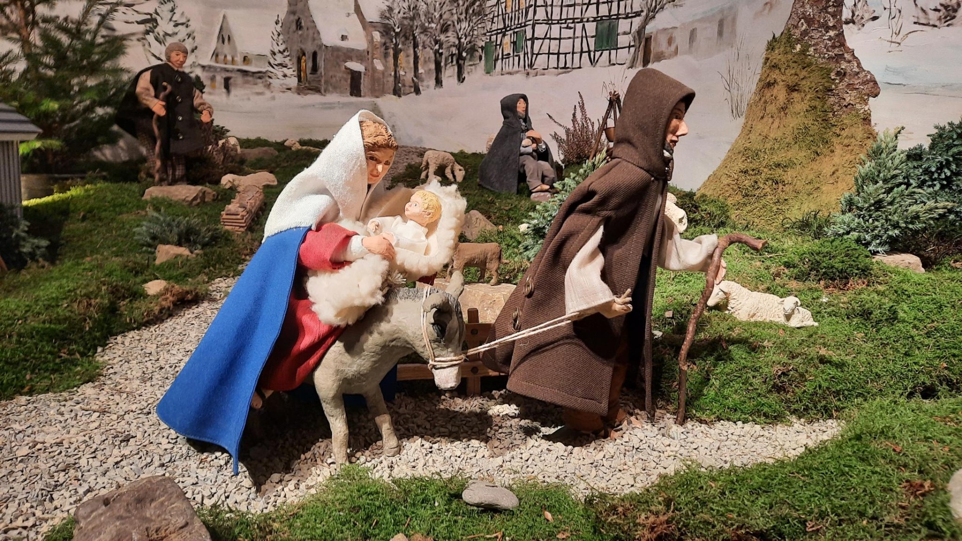 Milieukrippe 07 - Flucht nach Ägypten