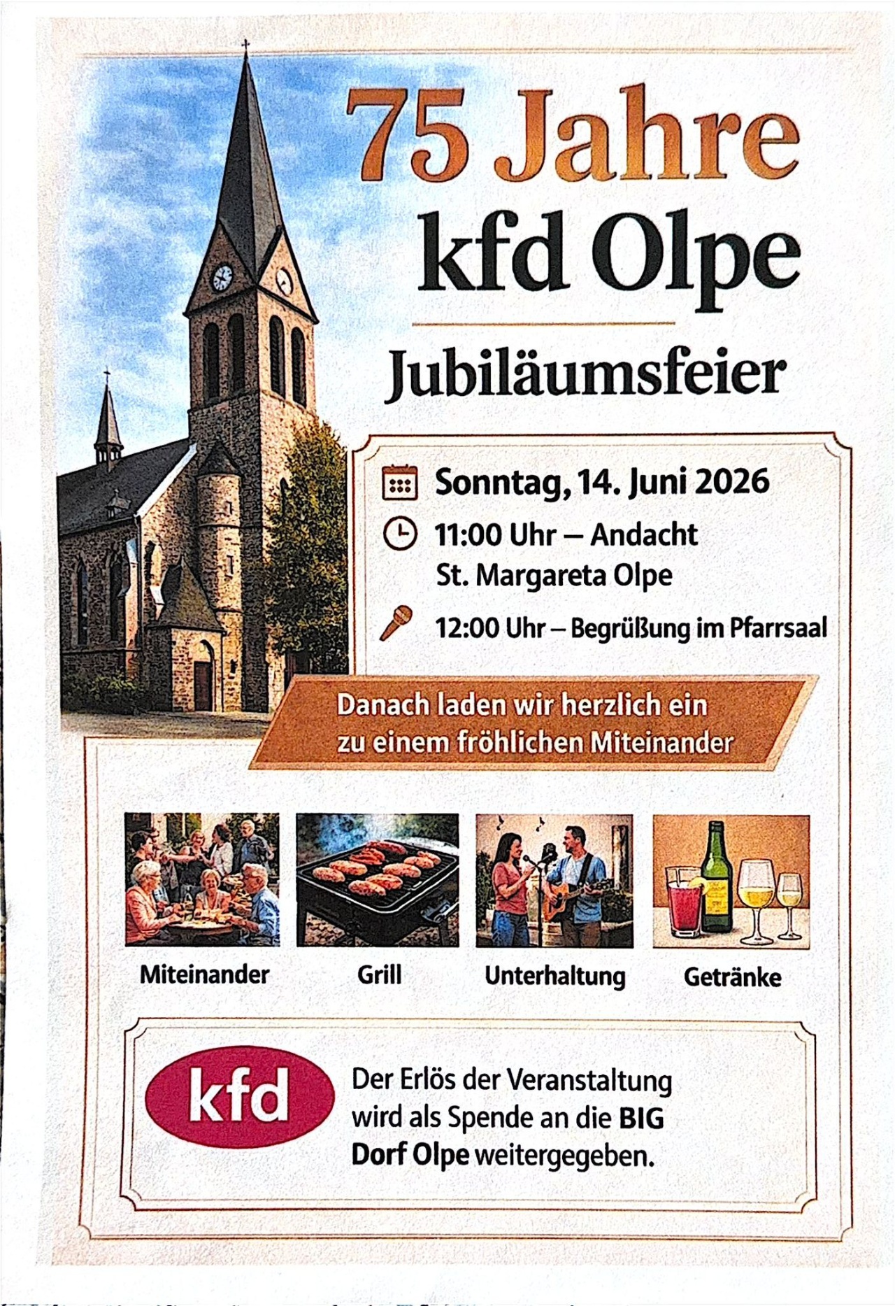 Jubiläumsfeier 75 Jahre kfd Olpe