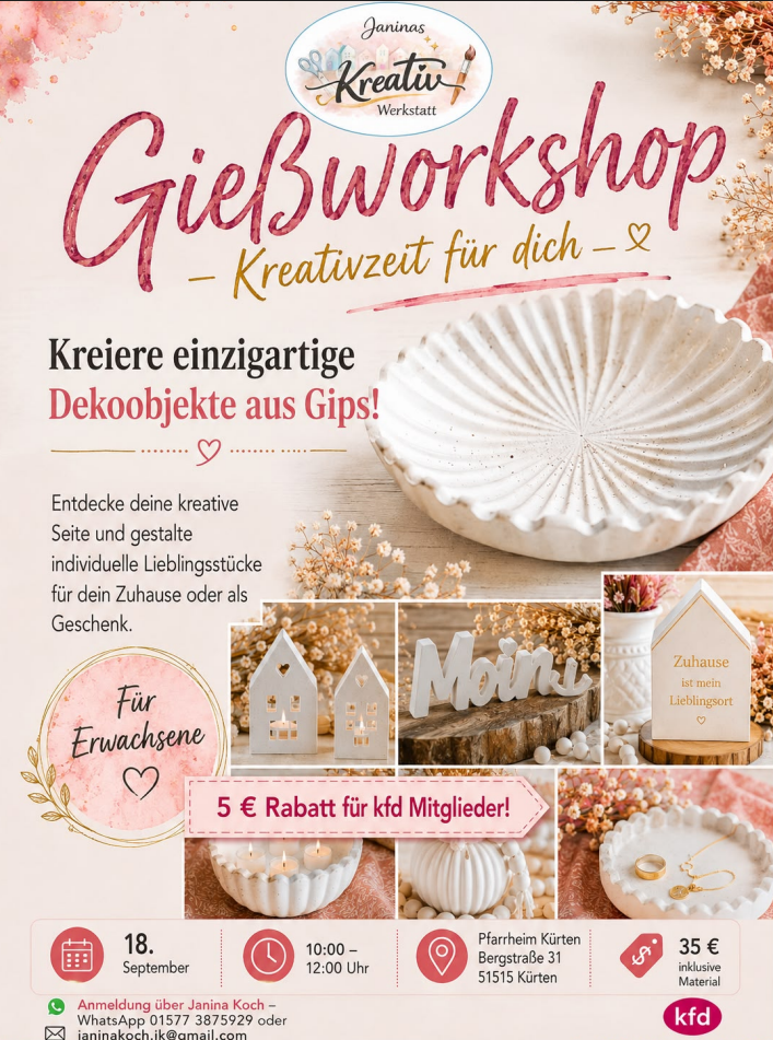 KFD - Gießworkshop