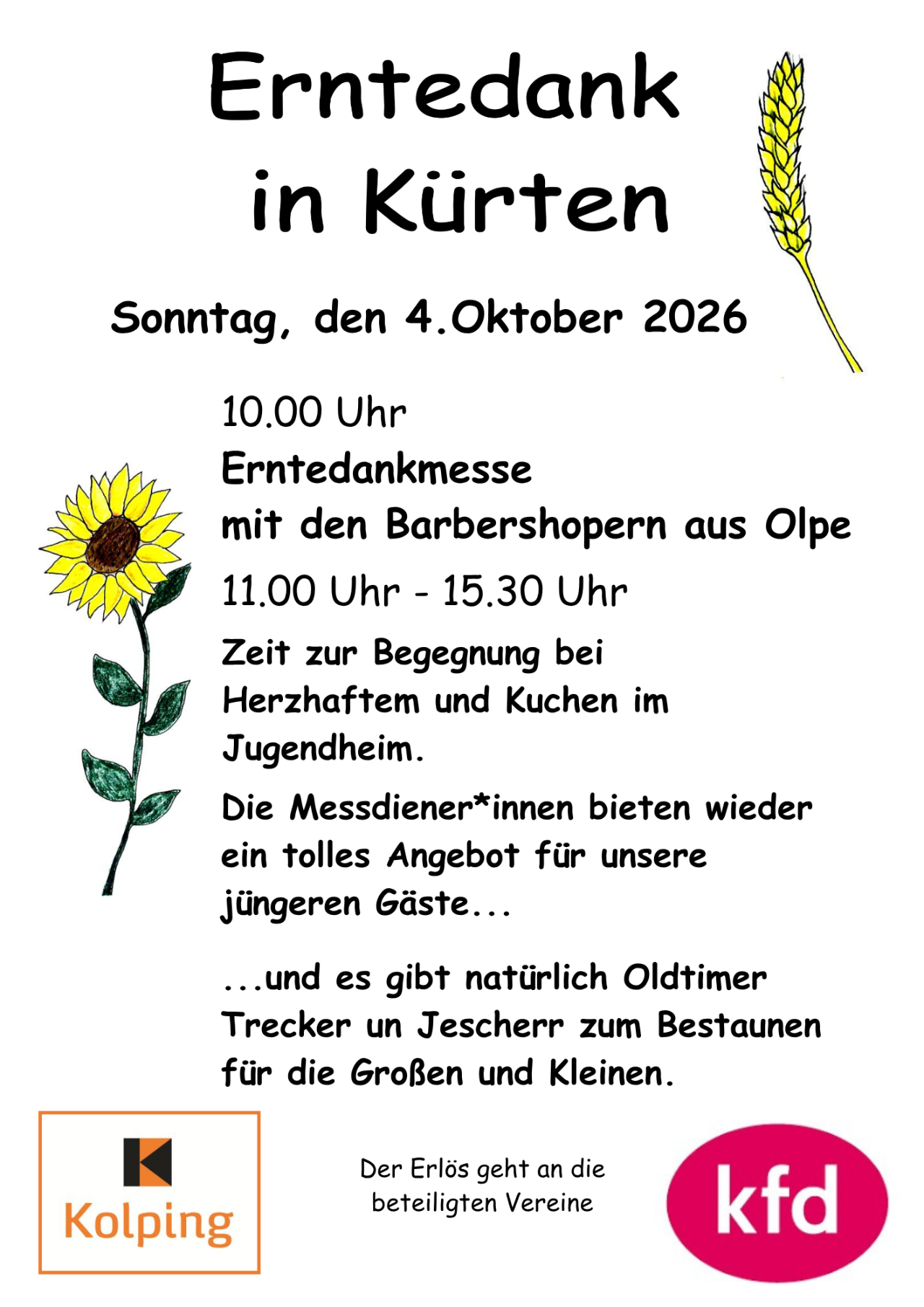 04.10.2026 - Erntedankfest in Kürten
