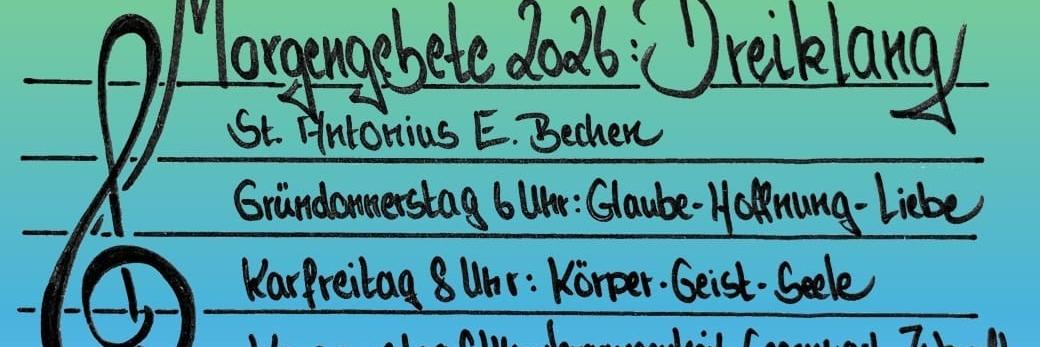 Flyer Morgengebete 2026