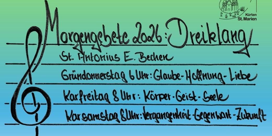 Flyer Morgengebete 2026